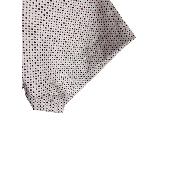 Men's Johnny O Polka Dot white golf polo Size Medium - Picture 2 of 8